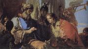 Giovanni Battista Tiepolo, Joseph received the hand of Pharaoh, Central